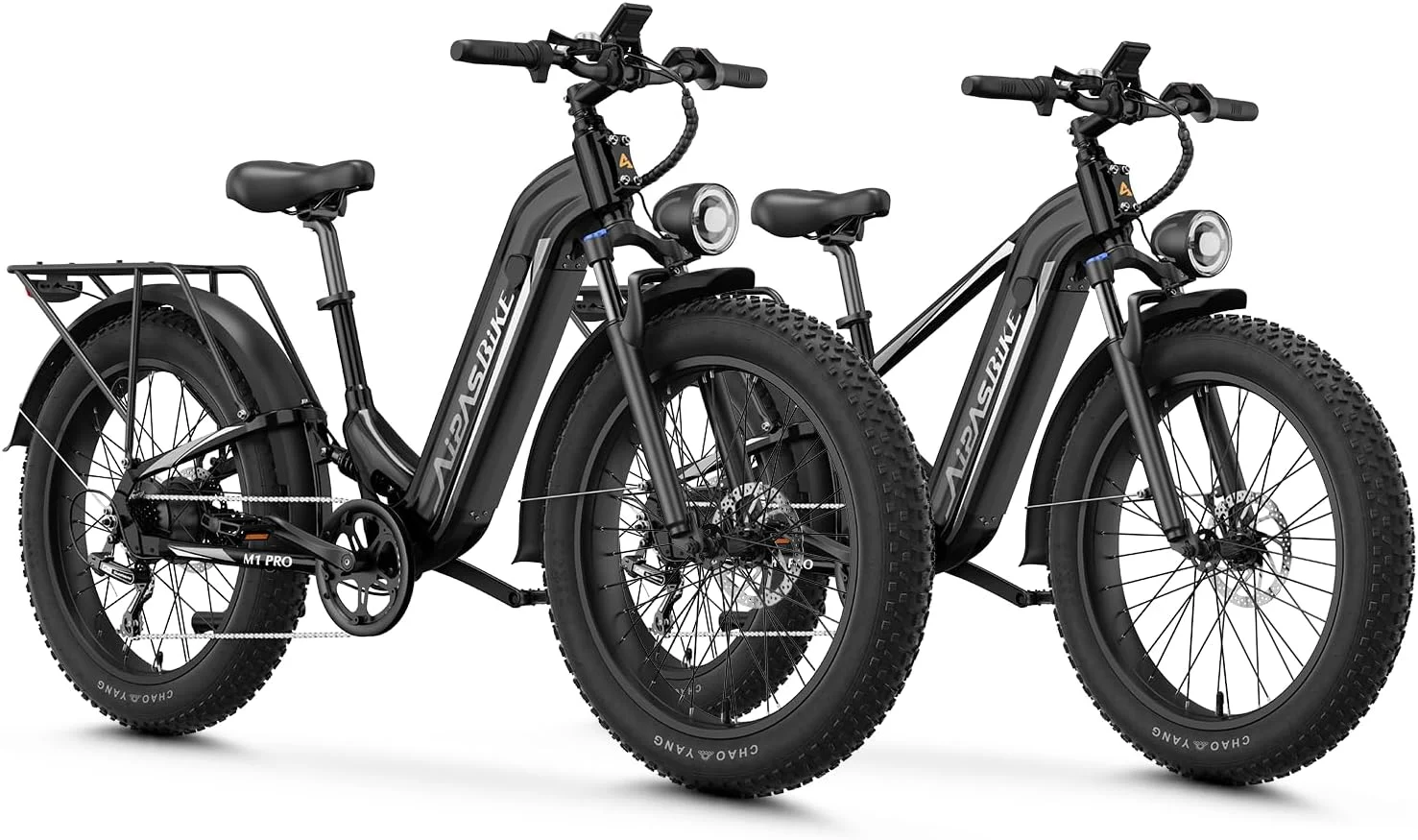 Aipas M1 Pro & M2 Pro Electric Bike for Adults, 1800W Peak, Dual Suspension