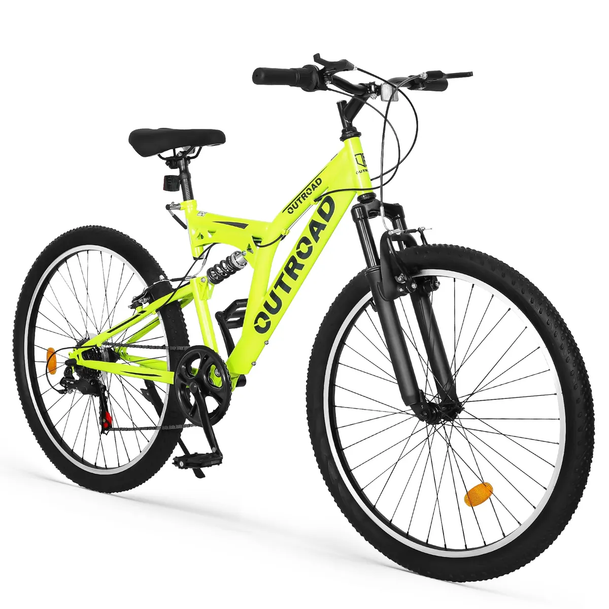 Max4out 26 inch Mountain Bike Dual Full Suspension, Outdoor Hybrid…